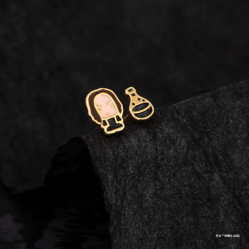 Harry Potter X Short Story Earrings - Snape & Potion - Epoxy 4 Harry Potter X Short Story Earrings - Snape & Potion - Epoxy - Image 2