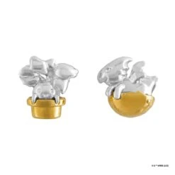 Harry Potter X Short Story Earrings - Mandragora & Dragon - Gold -Disney SSWBE HP 2206 7
