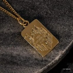 Harry Potter X Short Story Necklace - Marauder's Map - Gold -Disney SSWBN HP 2203G 2