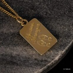 Harry Potter X Short Story Necklace - Marauder's Map - Gold -Disney SSWBN HP 2203G 3