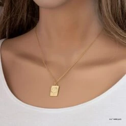 Harry Potter X Short Story Necklace - Marauder's Map - Gold -Disney SSWBN HP 2203G 4