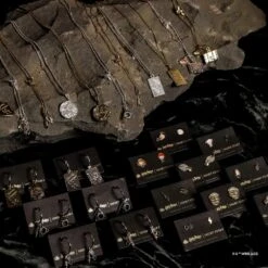 Harry Potter X Short Story Necklace - Harry Trio - Gold -Disney SSWBN HP 2204G 4