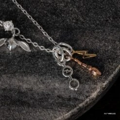 Harry Potter X Short Story Necklace - Harry Trio - Silver -Disney SSWBN HP 2204SI 3