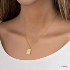 Harry Potter X Short Story Necklace - Hidden Staircase - Gold -Disney SSWBN HP 2206G 2