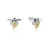 Disney Couture Kingdom Precious Metal - Star Wars - Grogu Snack Stud Earrings Yellow Gold -Disney SSWE012