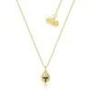 Disney Couture Kingdom Precious Metal - Star Wars - Mandalorian Helmet Crystal Necklace Yellow Gold -Disney SSWN006