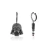 Disney Couture Kingdom - Star Wars - Darth Vader Lightsaber Drop Earrings White Gold And Gunmetal Plated -Disney SWE004