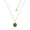 Disney Couture Kingdom - Star Wars - Rebellion Vs Galactic Empire Reversible Necklace Yellow Gold With Black Enamel -Disney SWN007