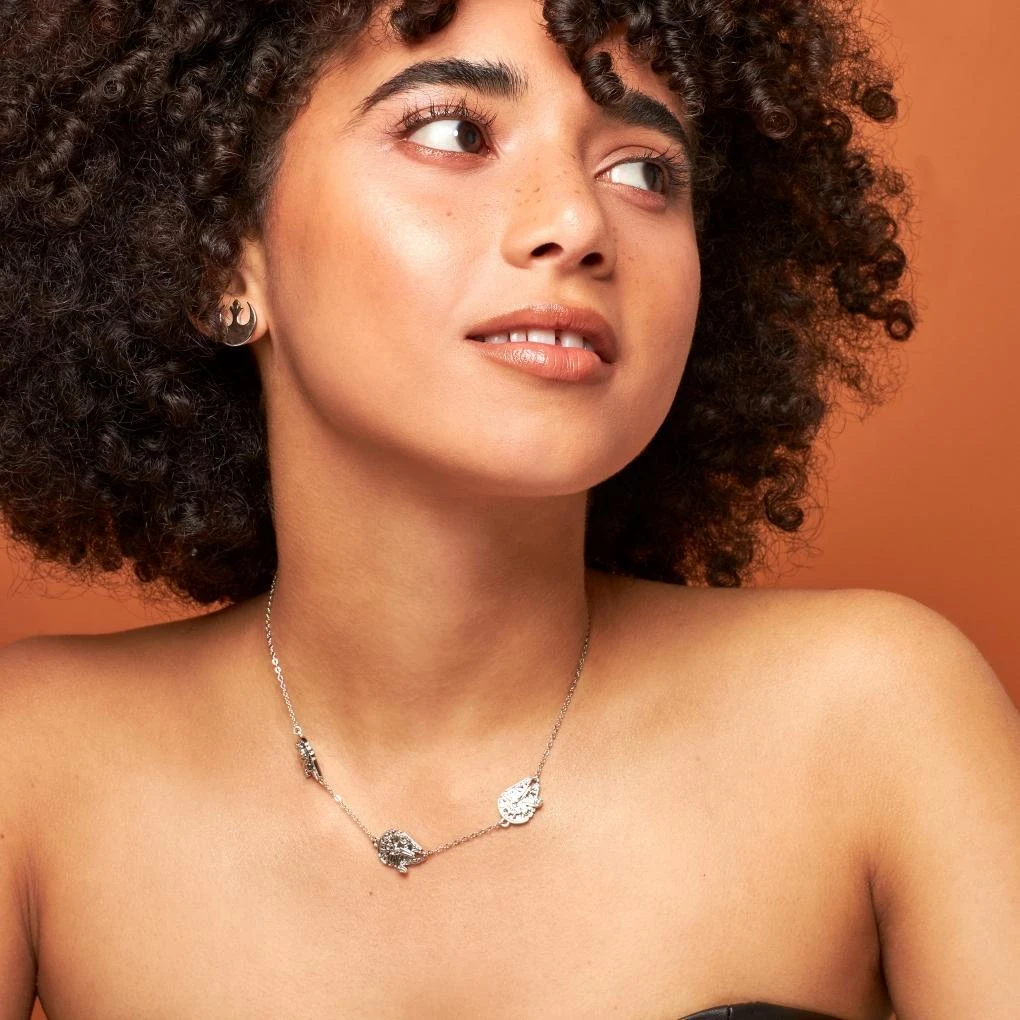 Disney Couture Kingdom - Star Wars - Millennium Falcon Necklace White Gold 4 Disney Couture Kingdom - Star Wars - Millennium Falcon Necklace White Gold - Image 2