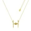 Disney Couture Kingdom - Star Wars - TIE Fighter Necklace Yellow Gold