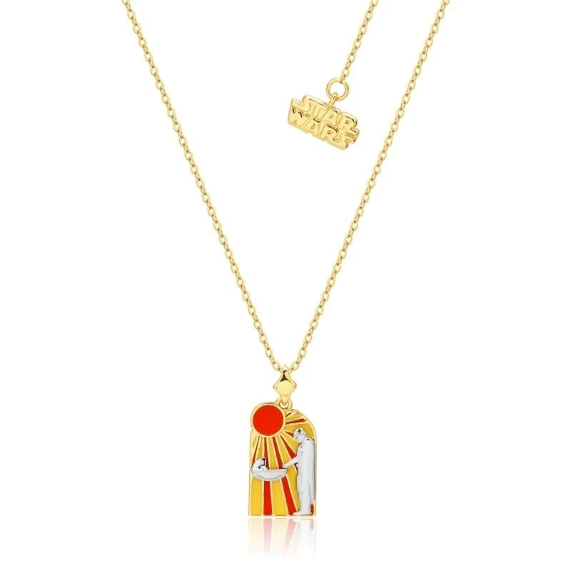 Disney Couture Kingdom - Star Wars - Mandalorian Horizon Necklace Yellow Gold 3 Disney Couture Kingdom - Star Wars - Mandalorian Horizon Necklace Yellow Gold