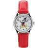 The Original Mickey Collection Watch - Silver + Red 34mm