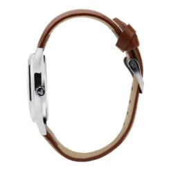 The Original Mickey Collection Watch - Silver + Brown 35mm Ft Bold Goofy -Disney TA75302 2