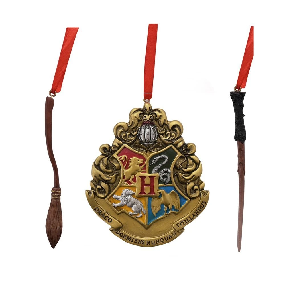 Harry Potter By Widdop And Co Hanging Ornaments - Set Of 3 3 Harry Potter By Widdop And Co Hanging Ornaments - Set Of 3